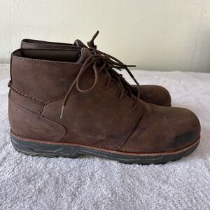Worx by Red Wing Shoes Men 11.5 5406 Work Boots Brown Leather‎ ASTM F2413-11 EH